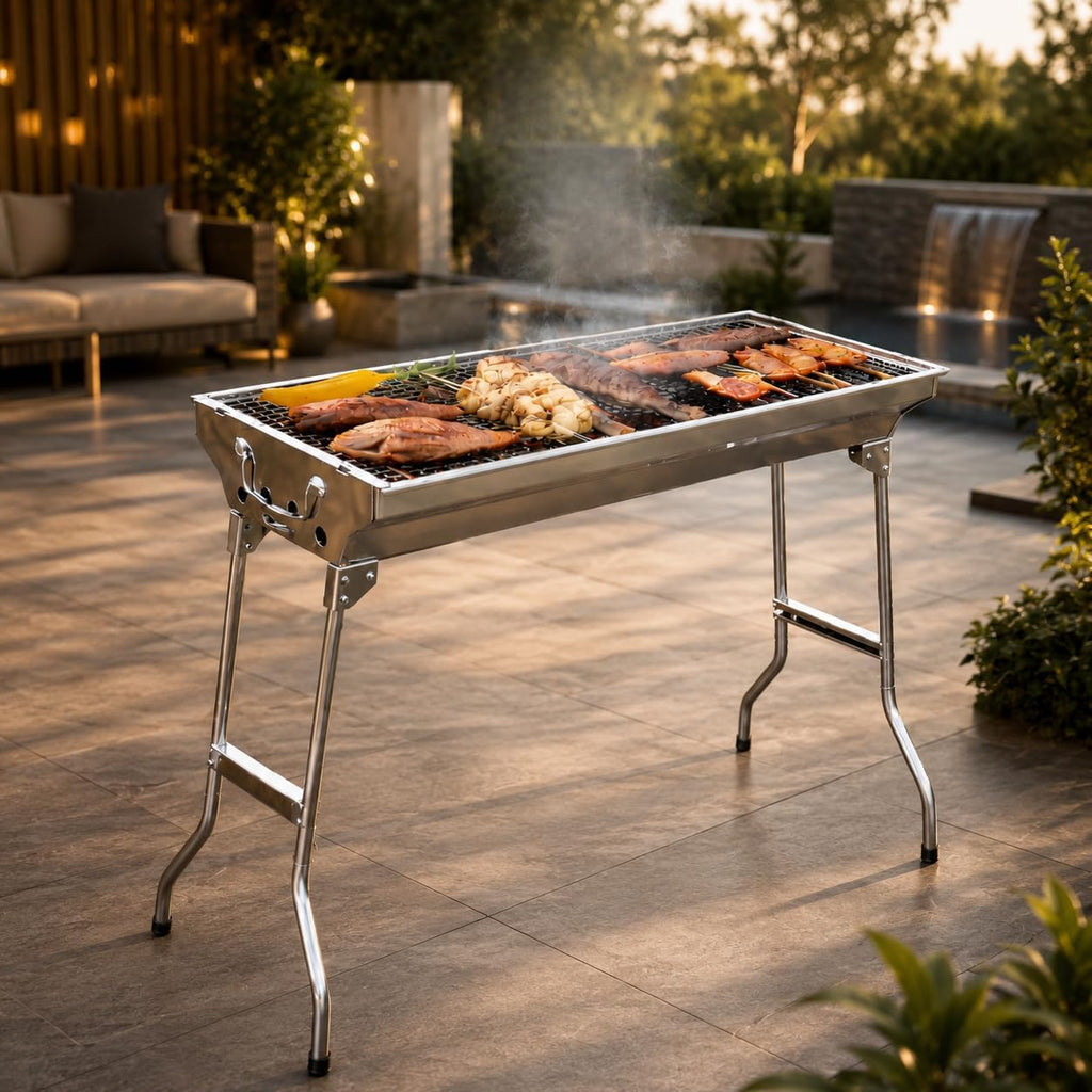 Portable BBQ Grill With Stand