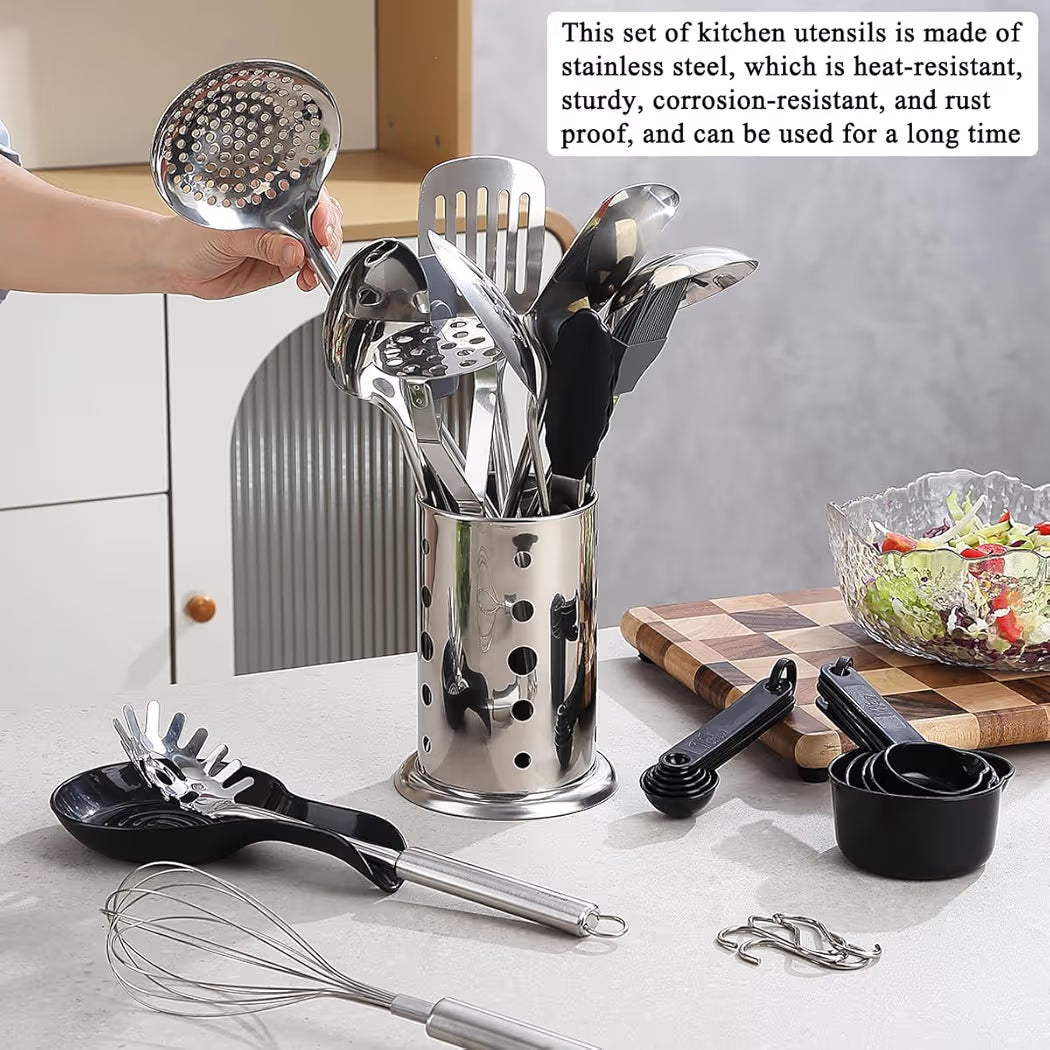 39pc Stainless Steel Kitchen Utencils Set