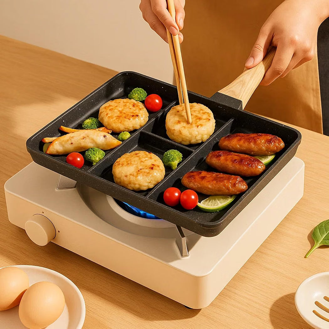 10" Multi-Compartment Non-Stick Frying Pan